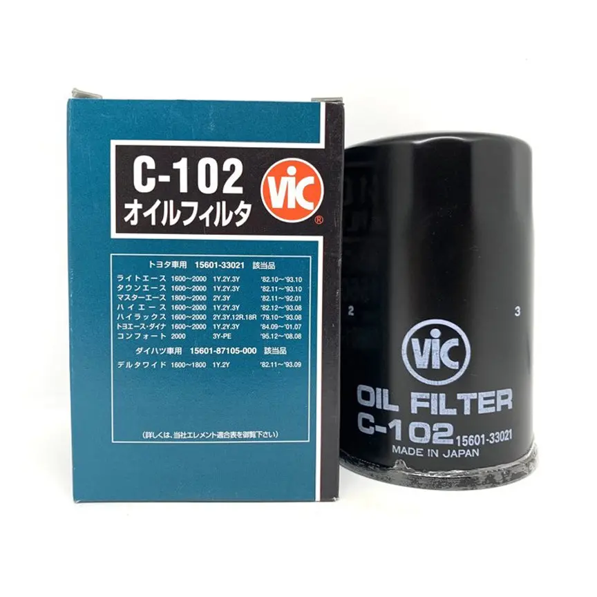 Vic Oil Filter C-102 For Toyota 3K, 4K 18R, 21R 1