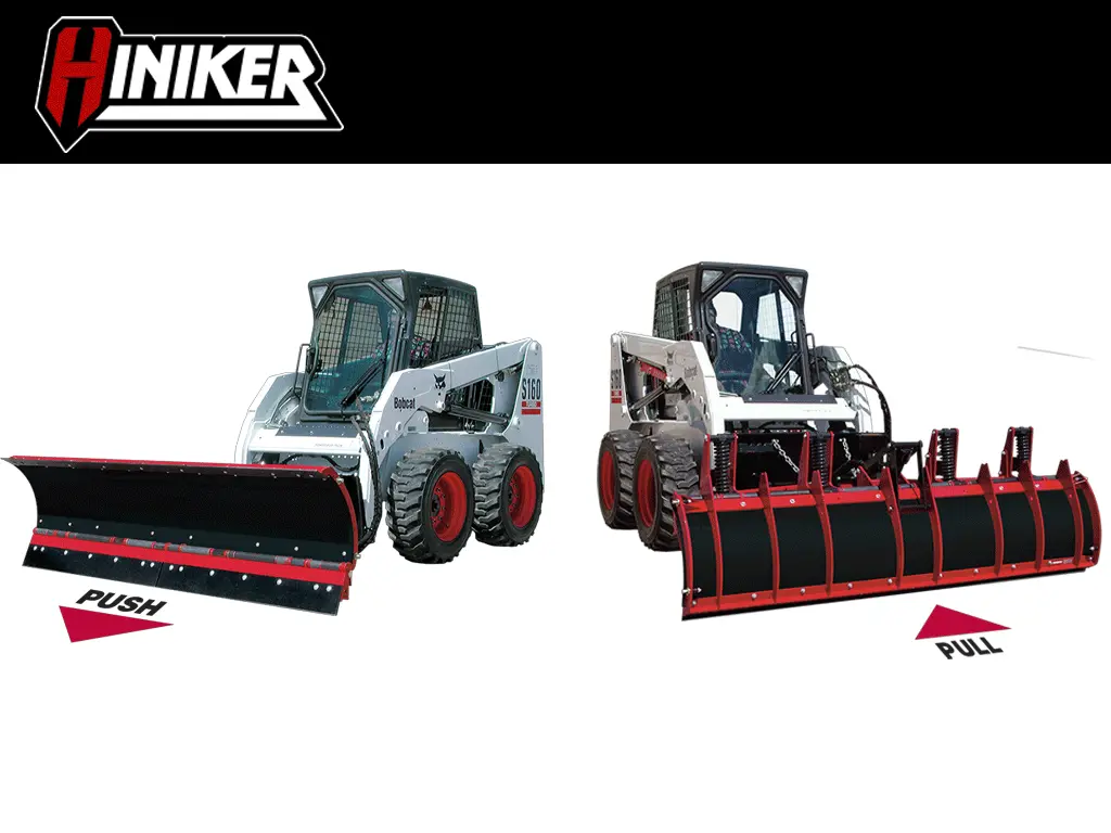Hiniker Reversible C Plow For Skid Steer Mount 1