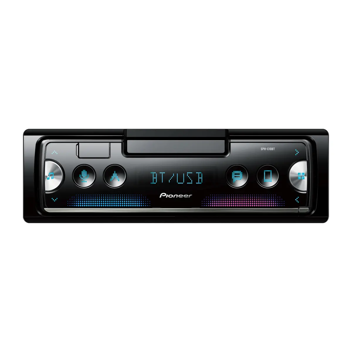 Pioneer 1Din Sph-C10bt 50W X 4 Audio Receiver With Pioneer Smart Sync Control & Bluetooth 1