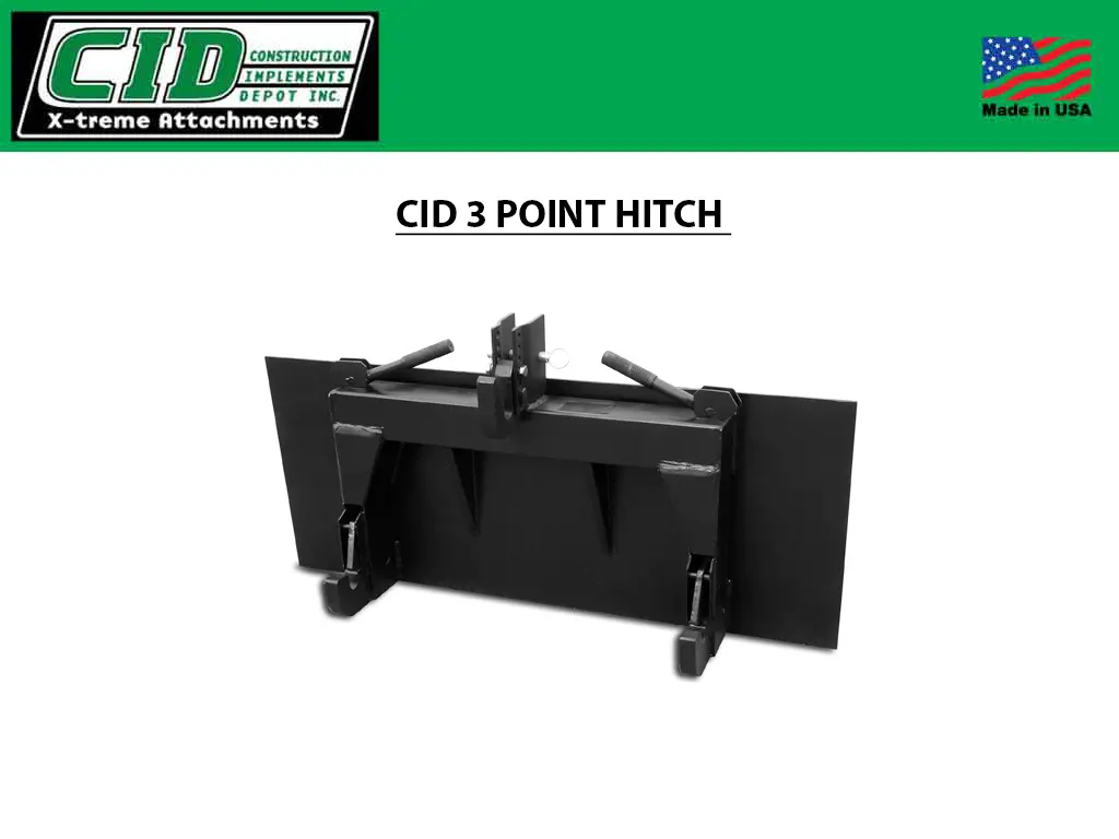 Cid 3 Point Hitch Quick Attach For Skid Steers 1