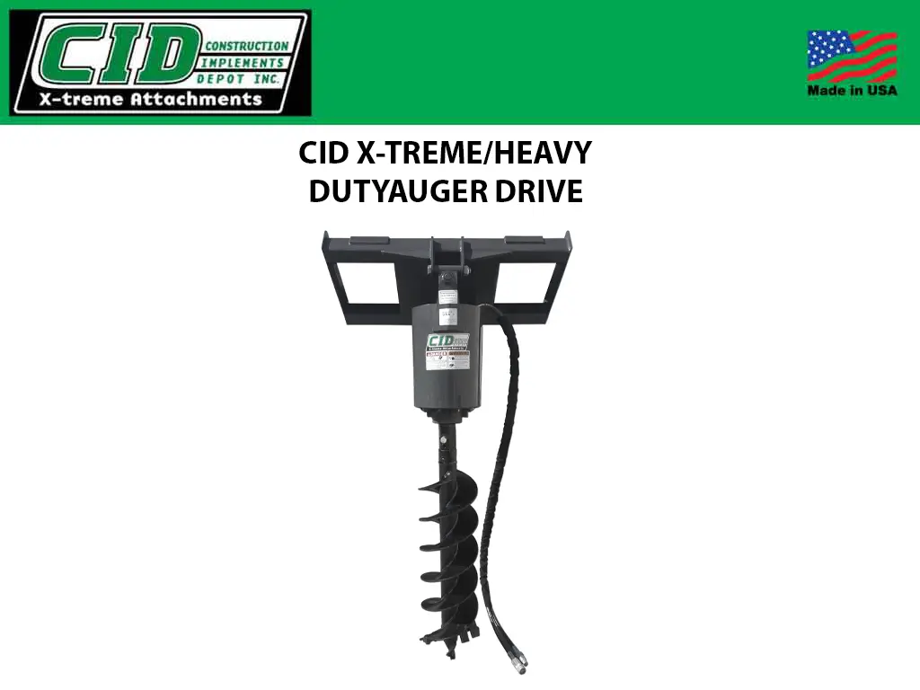Cid X-Treme / Heavy Duty Auger Drives For Skid Steers 1