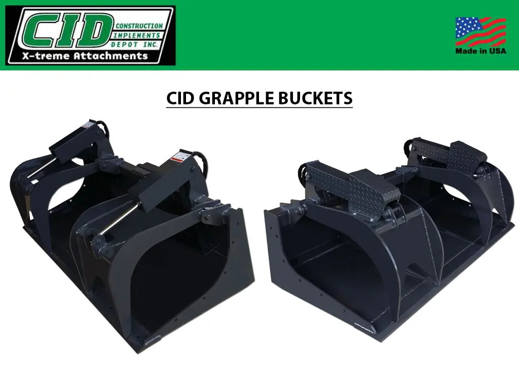 Cid Grapple Buckets For Skid Steers 1