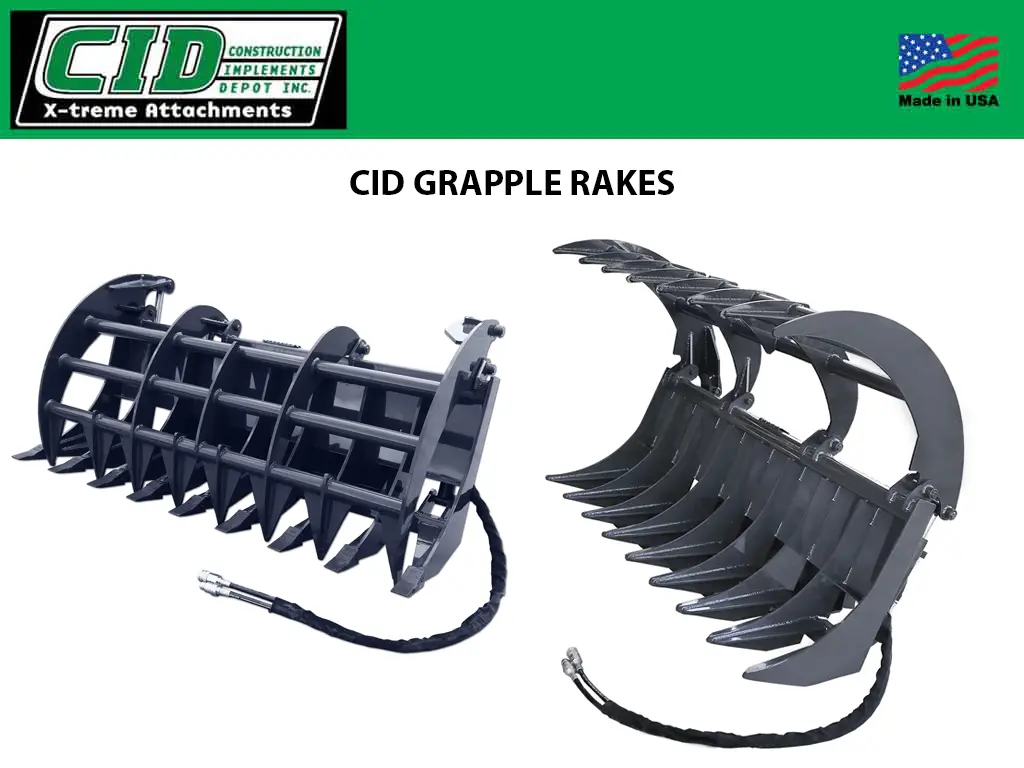 Cid Grapple Rakes For Skid Steers 1