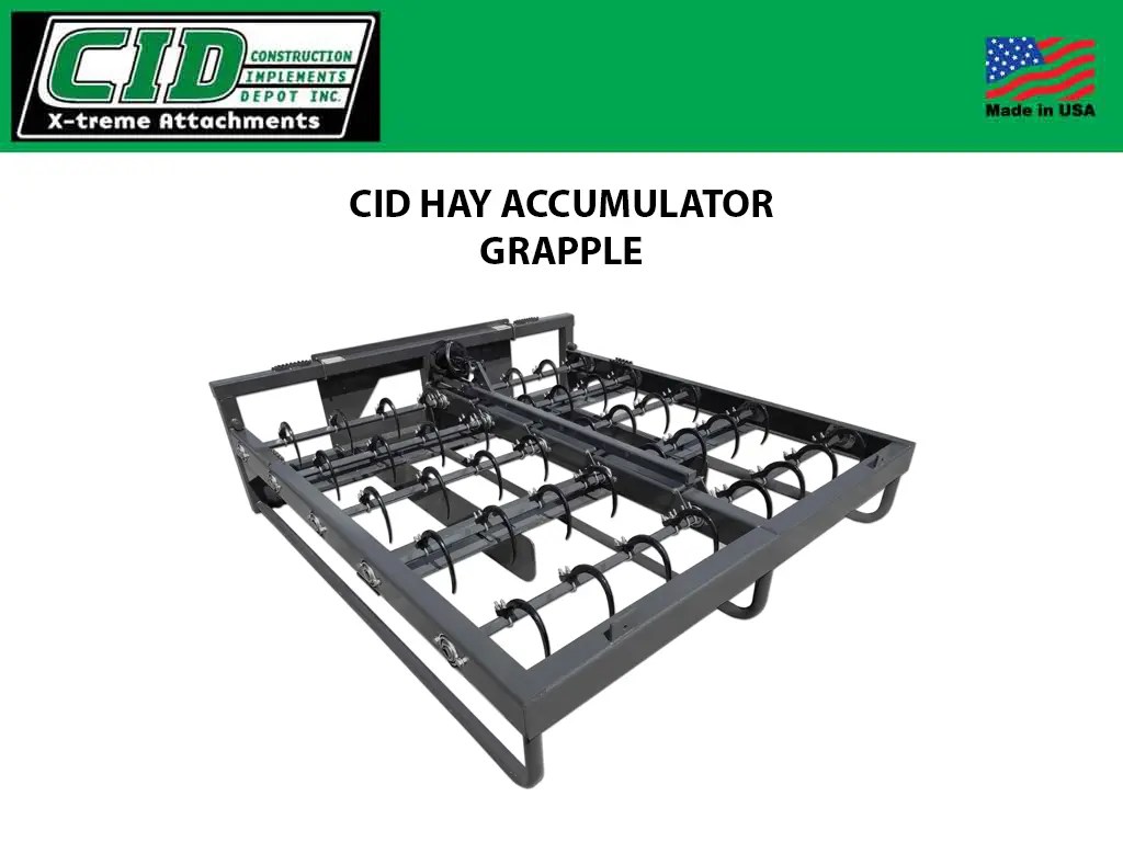 Cid Hay Accumulator Grapple For Skid Steer Loaders 1