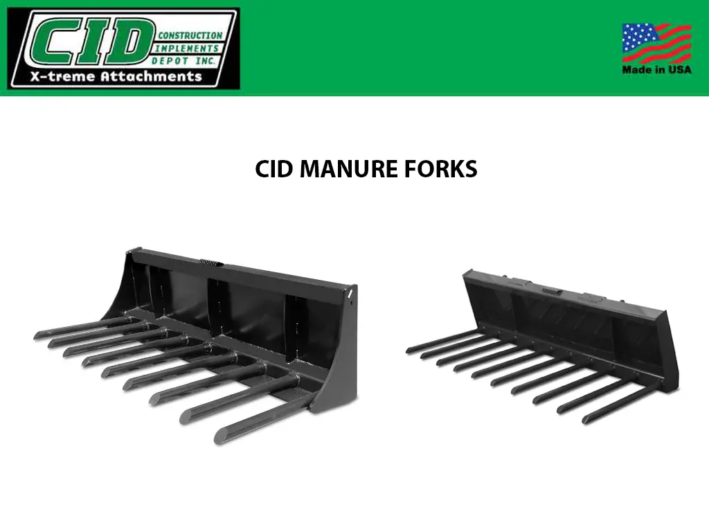 Cid Manure Forks For Skid Steers 1