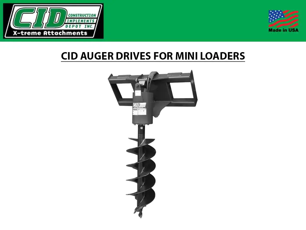 Cid Auger Drives For Mini Loaders 1
