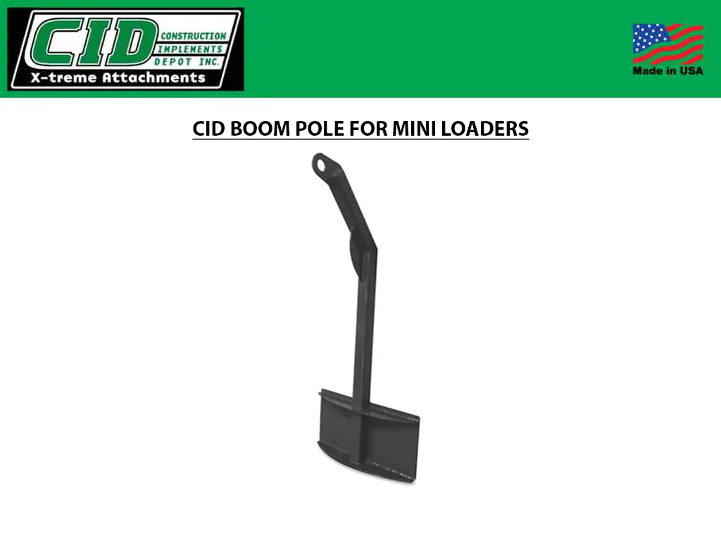 Cid Boom Poles For Mini Loaders 1