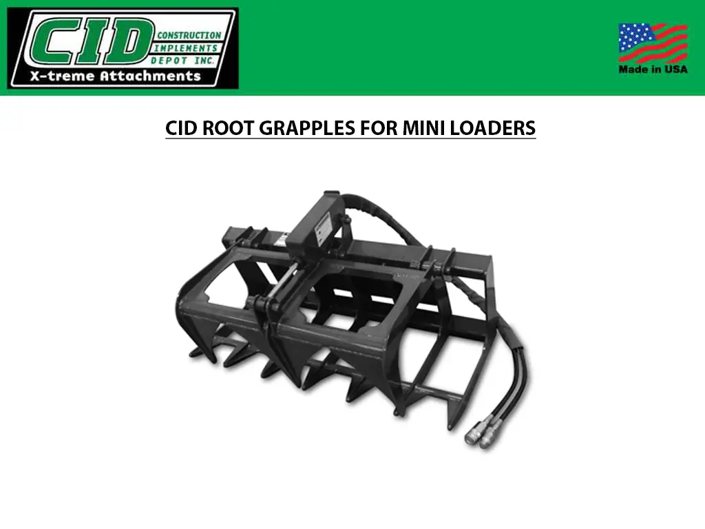 Cid Root Grapple For Mini Loaders 1