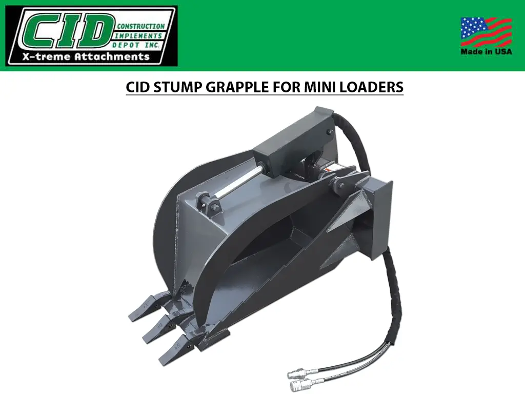 Cid Stump Grapple For Mini Loaders 1