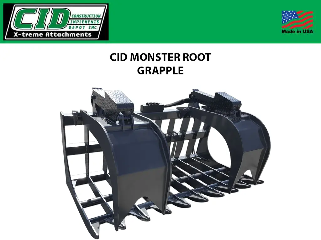 Cid Monster Root Grapple For Skid Steers 1