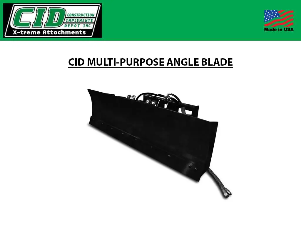 Cid Multi-Purpose Angle Blade For Skid Steers 1