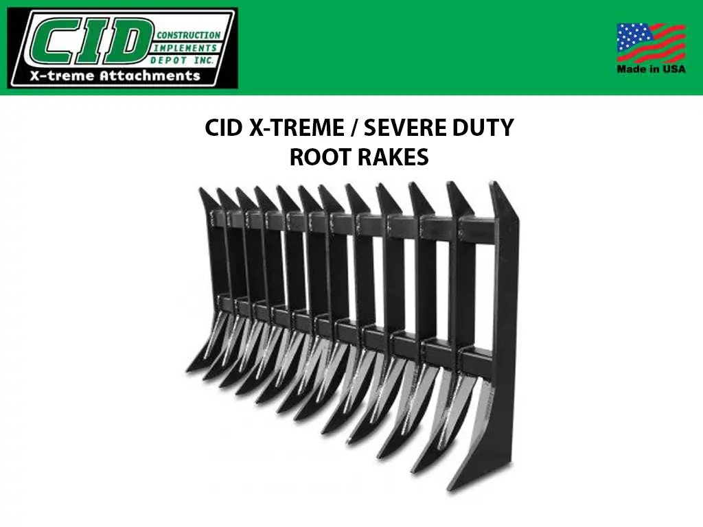 Cid Root Rakes For Skid Steers 1