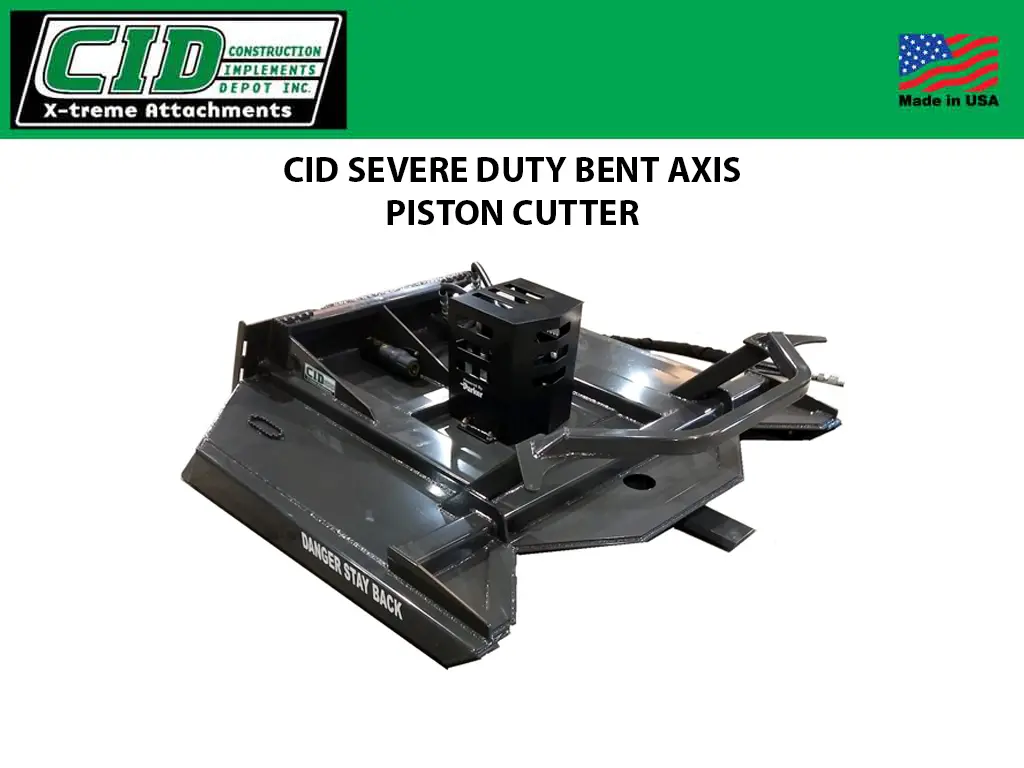 Cid Severe Duty Bent Axis Piston Cutter For Skid Steers 1