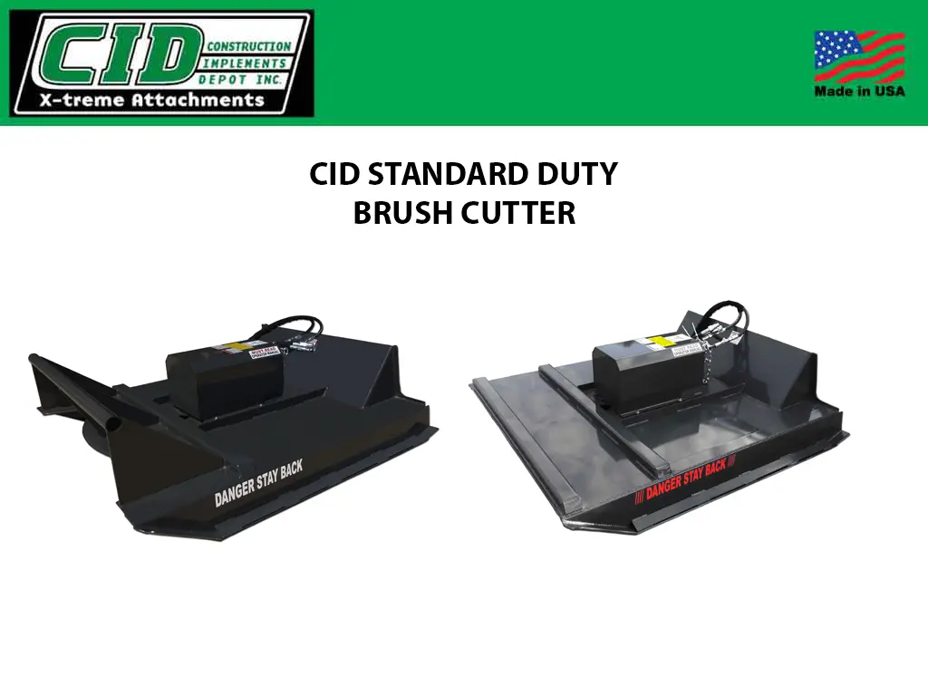 Cid Standard Duty Brush Cutter For Skid Steers 1