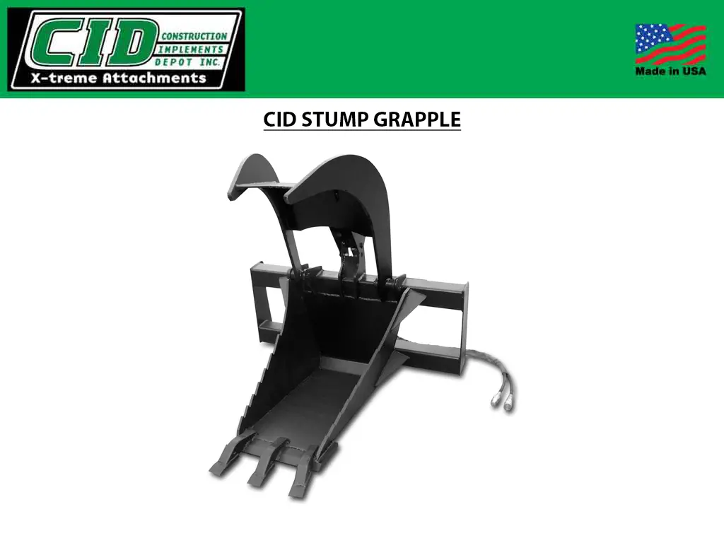 Cid Stump Grapple For Skid Steers 1