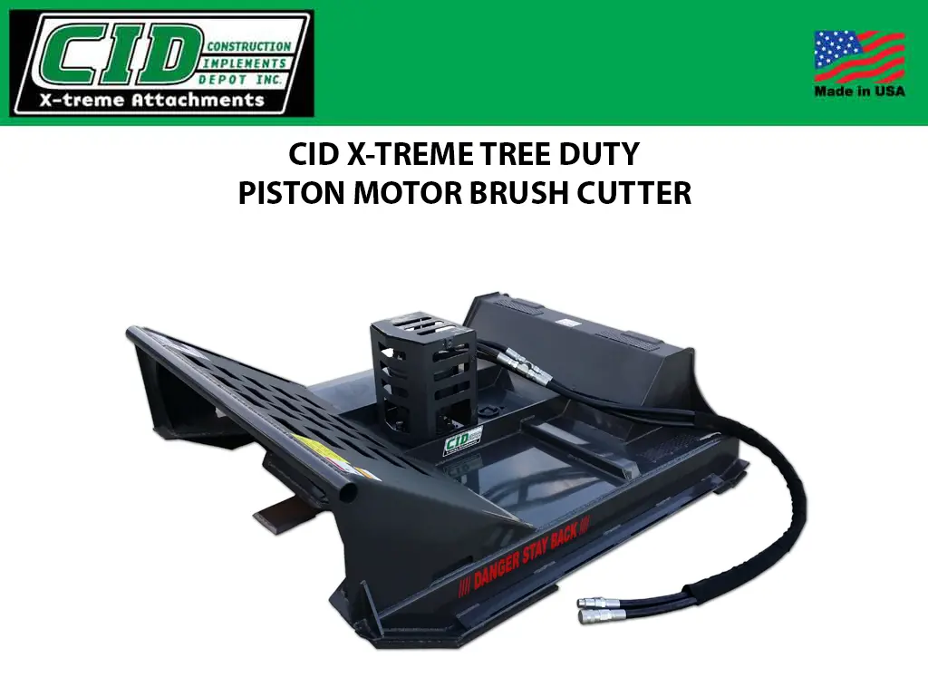 Cid X-Treme Duty Piston Motor Brush Cutter For Skid Steers 1