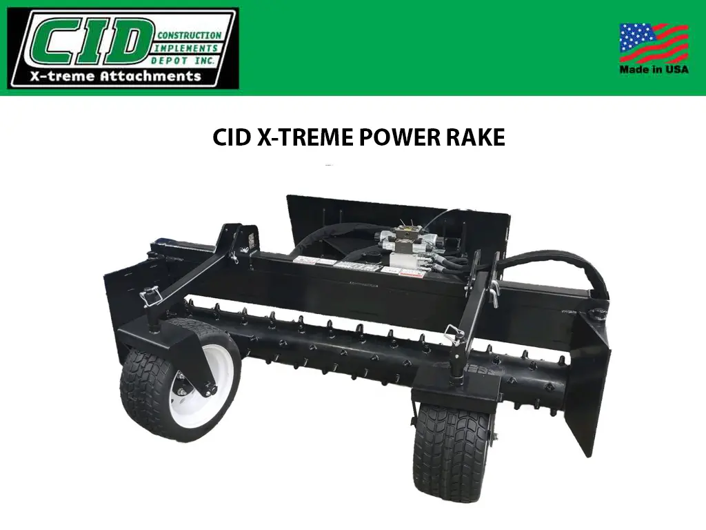 Cid X-Treme Power Rake For Skid Steers 1