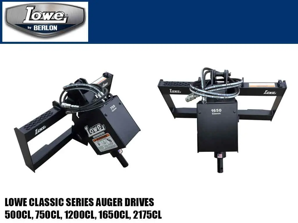Berlon Lowe Classic Series Auger Drive For Skid Steer Loaders 1