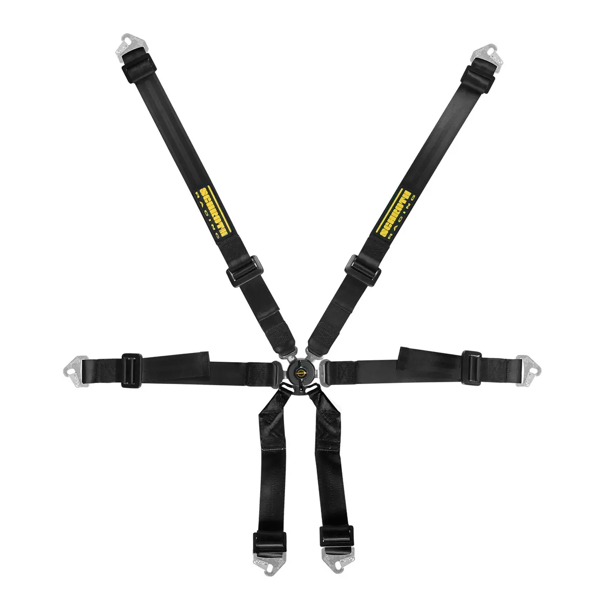 Schroth Racing Harness 6Pt Clubman 2X2 Fhr Black 1
