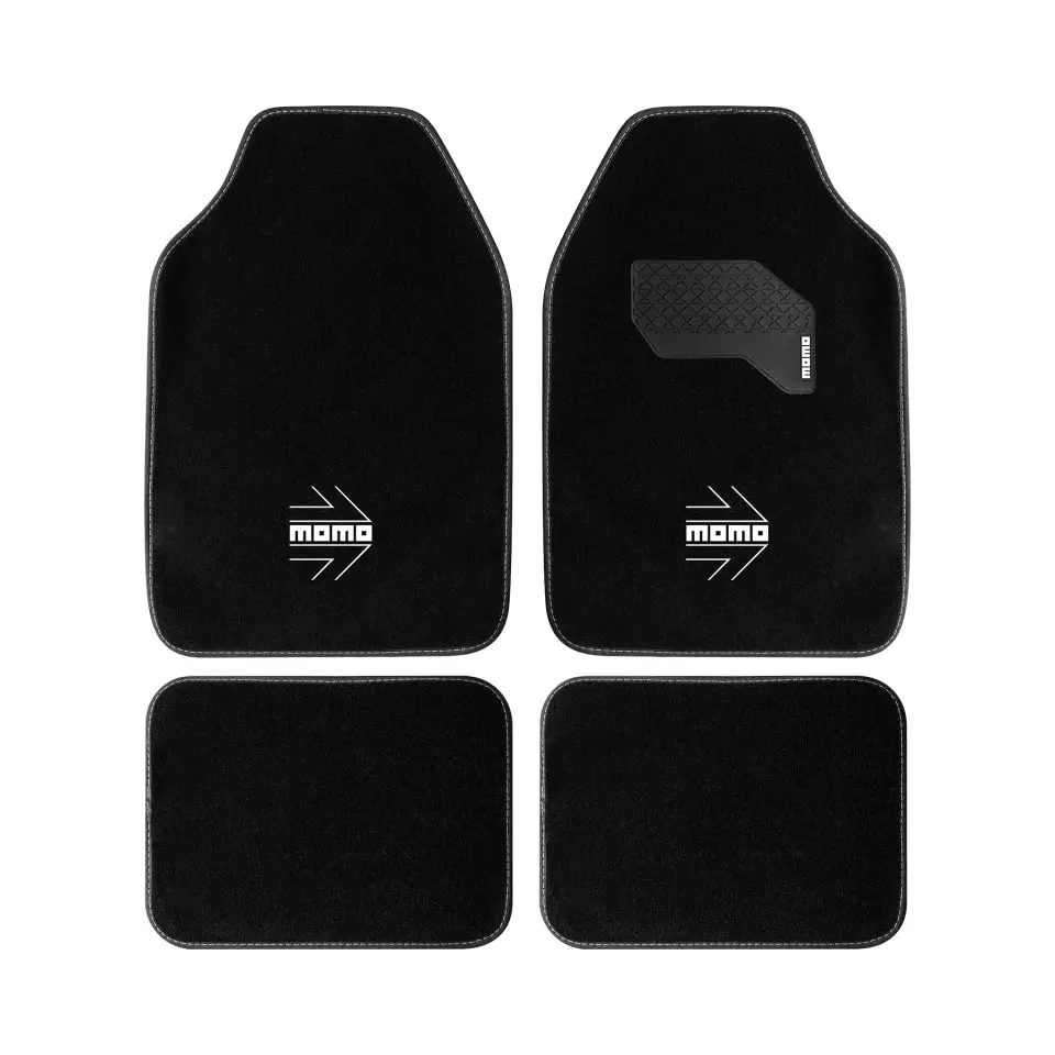 Momo Universal Car Floor Mat Arrow Black/White 1