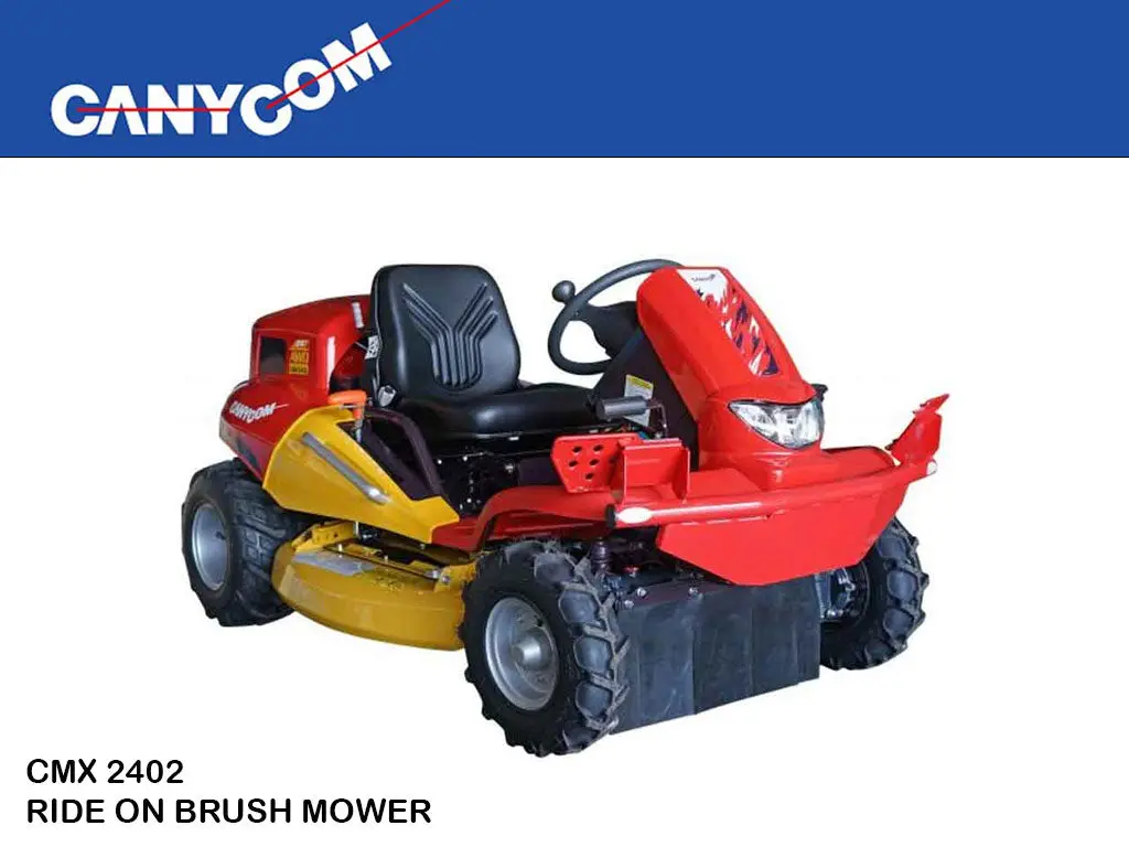 Canycom Cmx 2402 Ride On Brush Cutter 1
