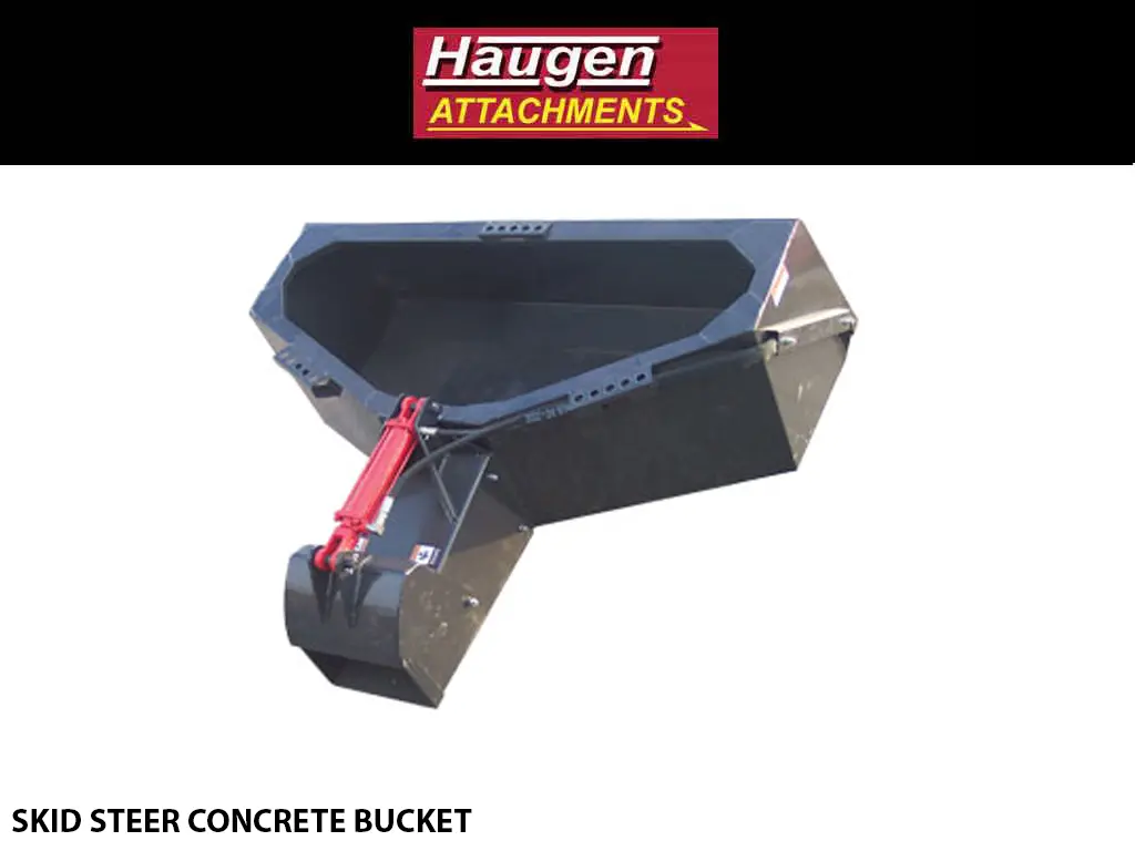 Haugen Concrete Bucket For Skid Steers 1