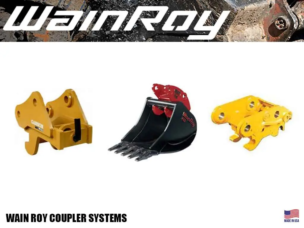 Wain Roy 15Mt Coupler Systems For Excavators 30000 To 41000 Lbs., Wain Roy Interface Couplers 1