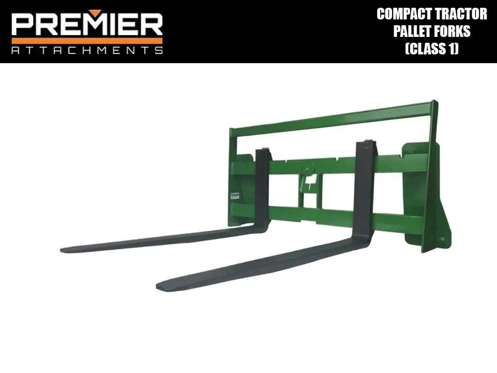 Premier Compact Tractor Mount Pallet Forks (Class 1) 1