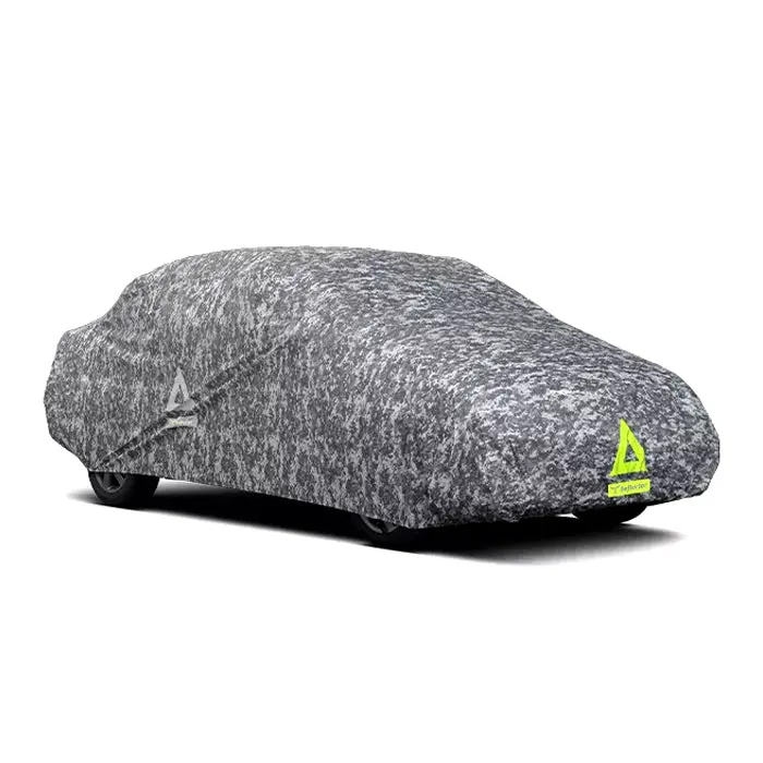 Deflector Water Resistant Car Cover Arctic Camouflage Fabric Sedan Medium 1
