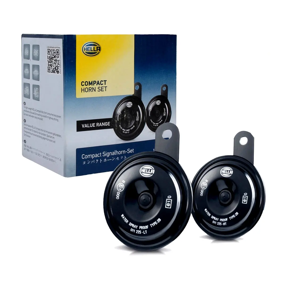 Hella Compact Horn 12V 420Hz / 350Hz 1