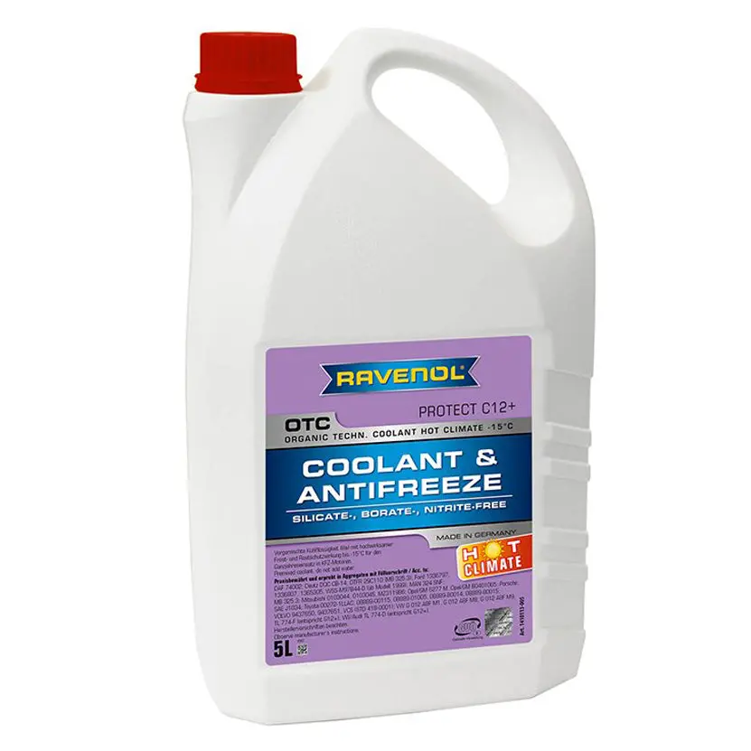 Ravenol Radiator Coolant Otc Hot Climate Antifreeze 5 Liters 1