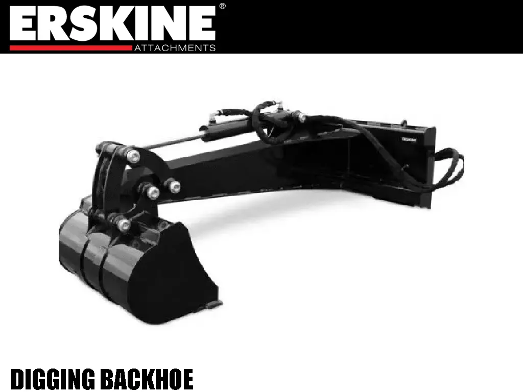 Erskine Digging Backhoe For Skid Steer 1