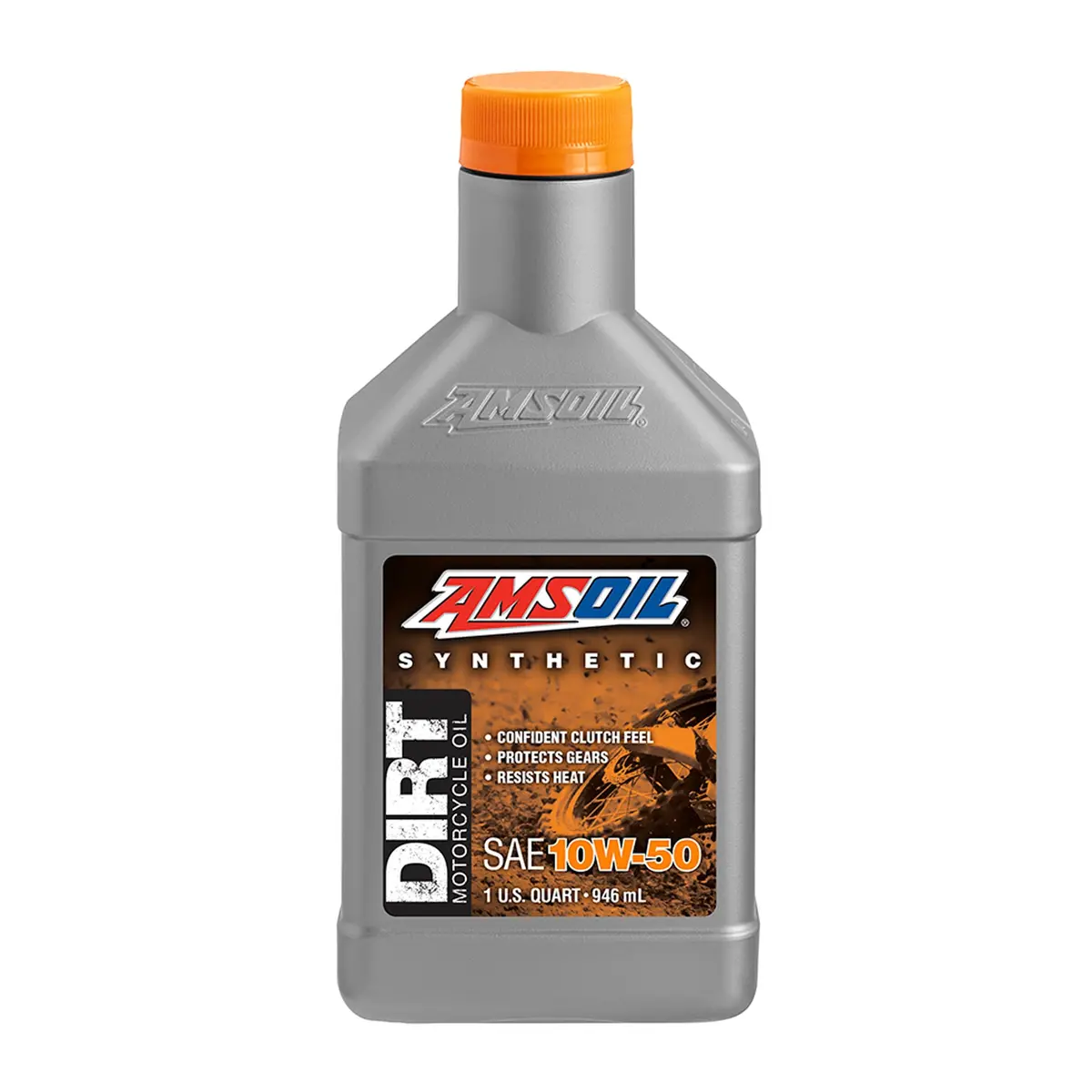 Amsoil 100% Synthetic Dirt Bike Motorcyle Oil 10W50 1 Quart 1