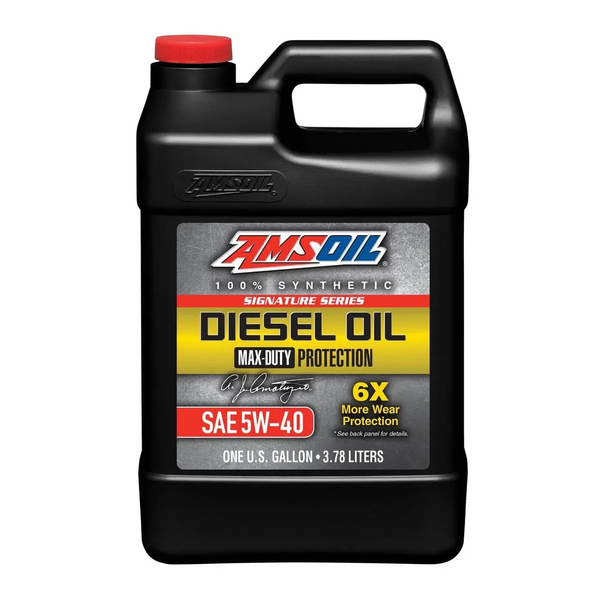 Amsoil 100% Synthetic Signature Series Diesel Oil Max Duty 5W40 1 Gallon 1