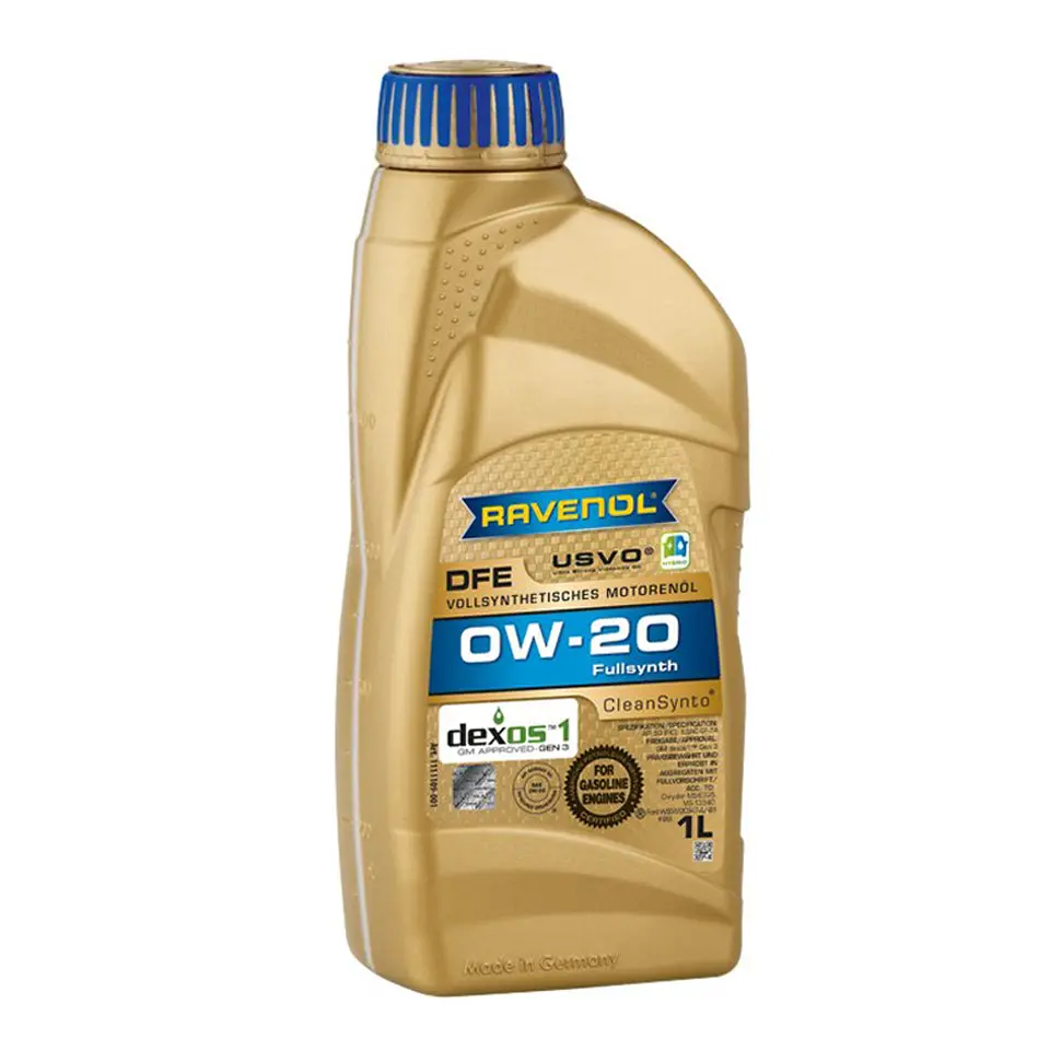 Ravenol Fully Synthetic Clean Synto Usvo Dfe 0W20 1 Liter 1