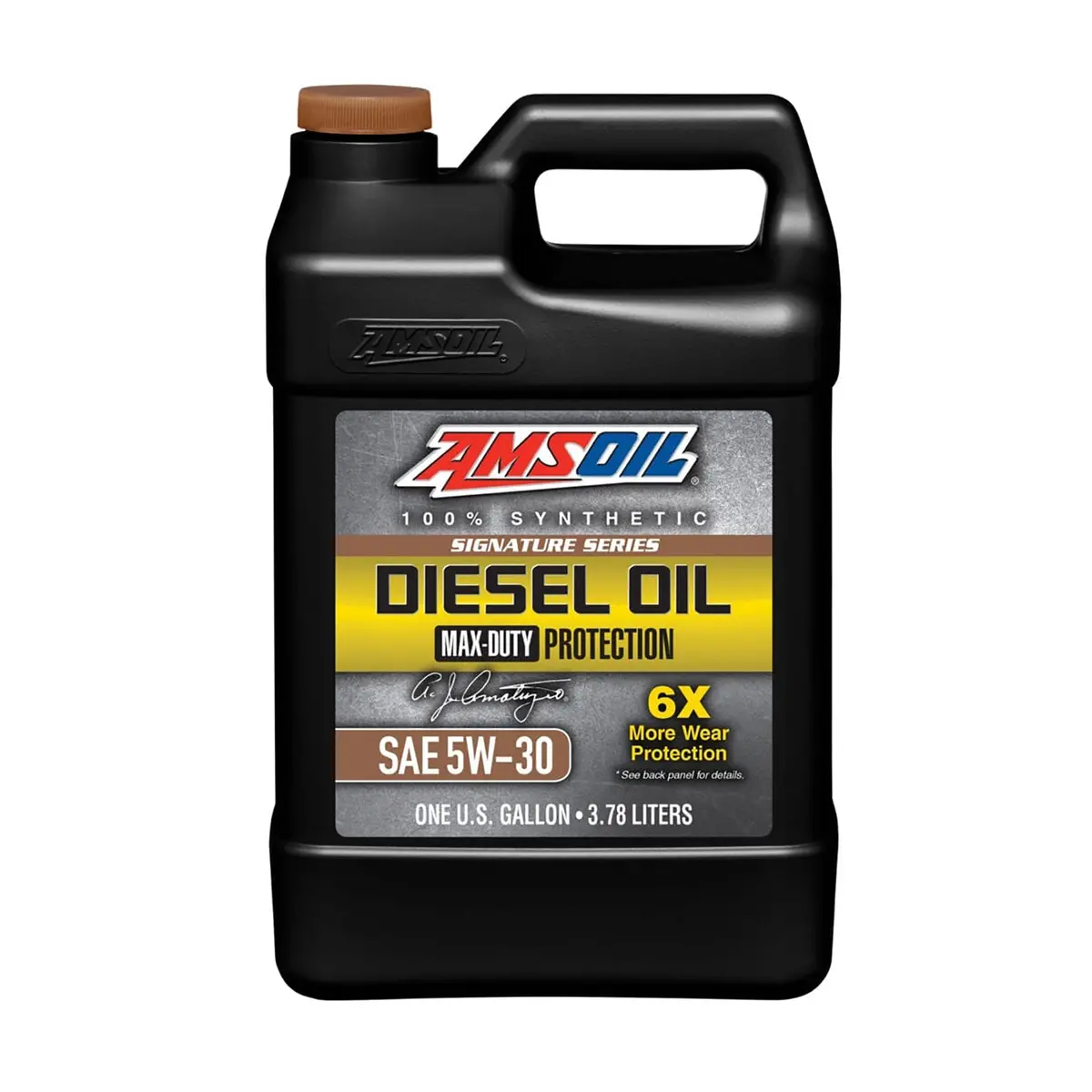 Amsoil 100% Synthetic Signature Series Diesel Oil Max Duty 5W30 1 Gallon 1