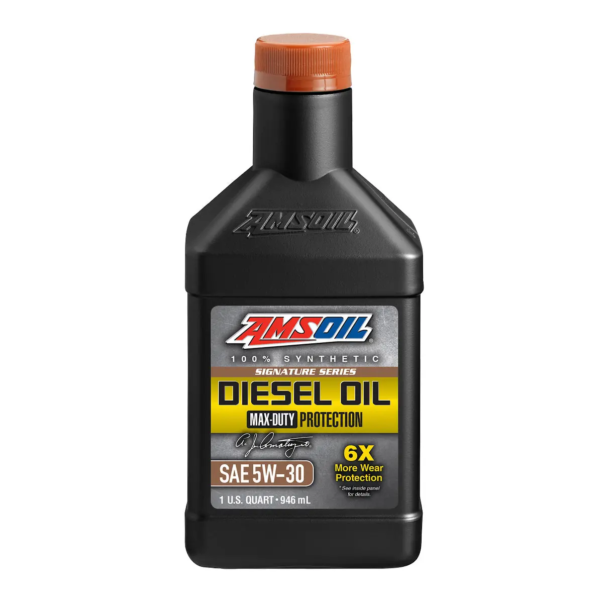 Amsoil 100% Synthetic Signature Series Diesel Oil Max Duty 5W30 1 Quart 1