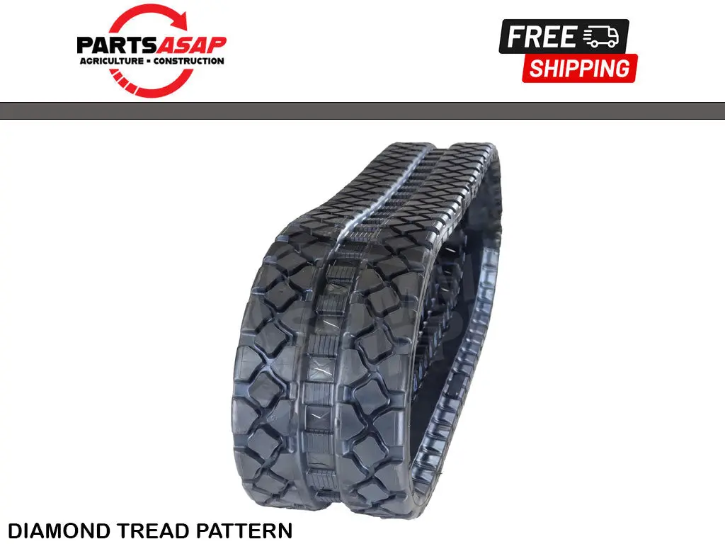Parts Asap Diamond Tread Rubber Tracks, 320X86x49 1