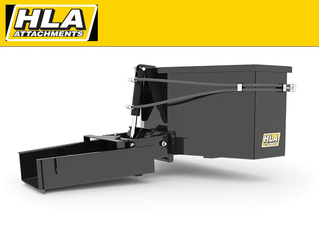 Hla Hydraulic Concrete Dispensing Bucket For Skid Steer 1