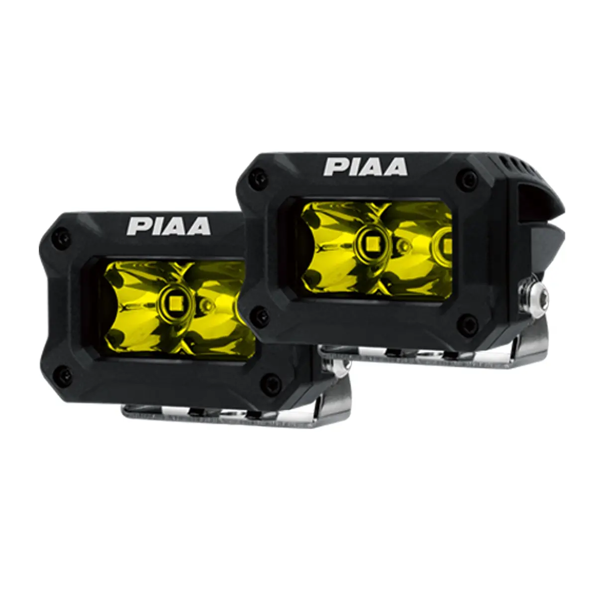Piaa Led Pod 2000 Series Flood Beam Ion Yellow, 12V, 9.2W 3" 1