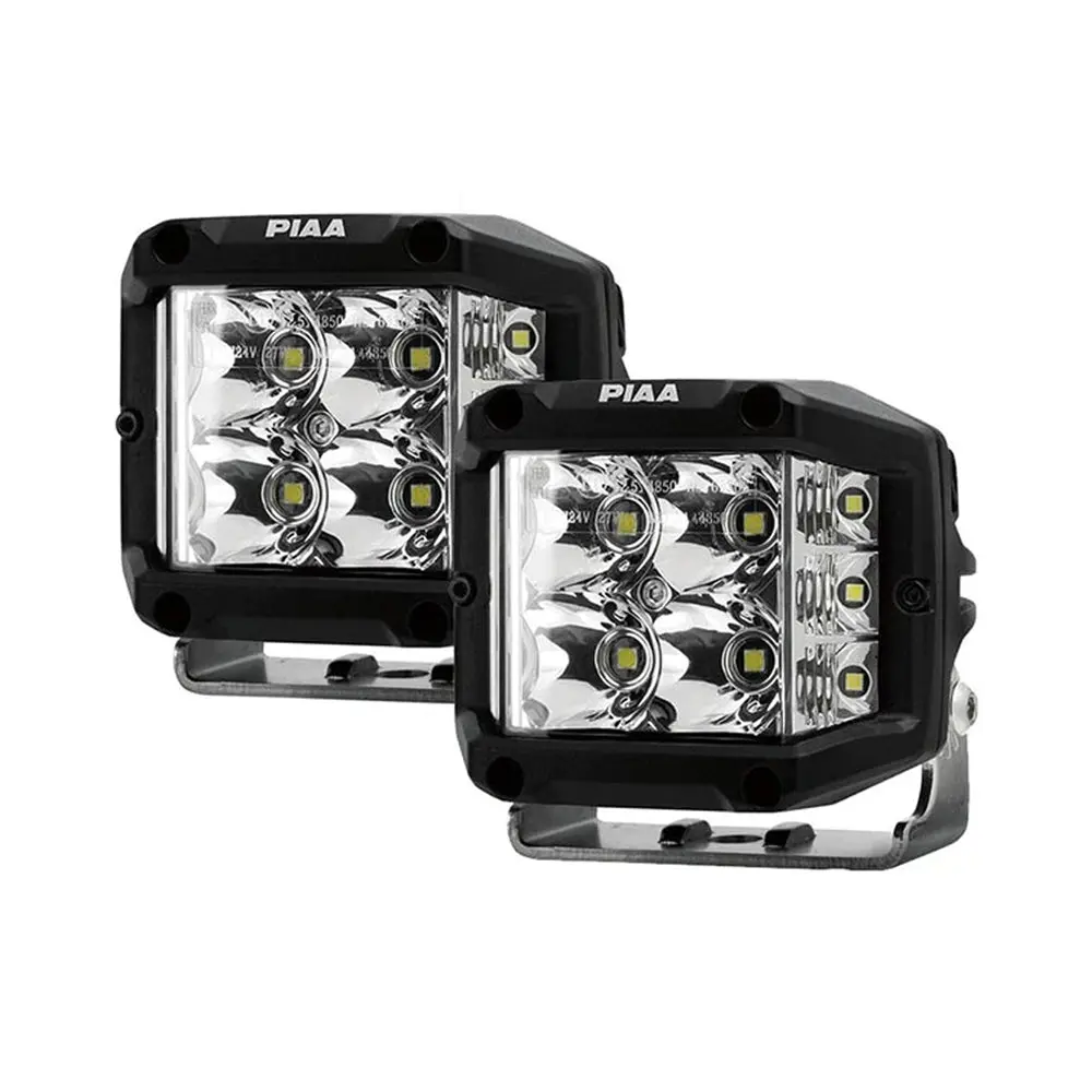 Piaa Led Cube Quad Edge Wide-Angle Driving 5600K, 12V, 24W 4" 1