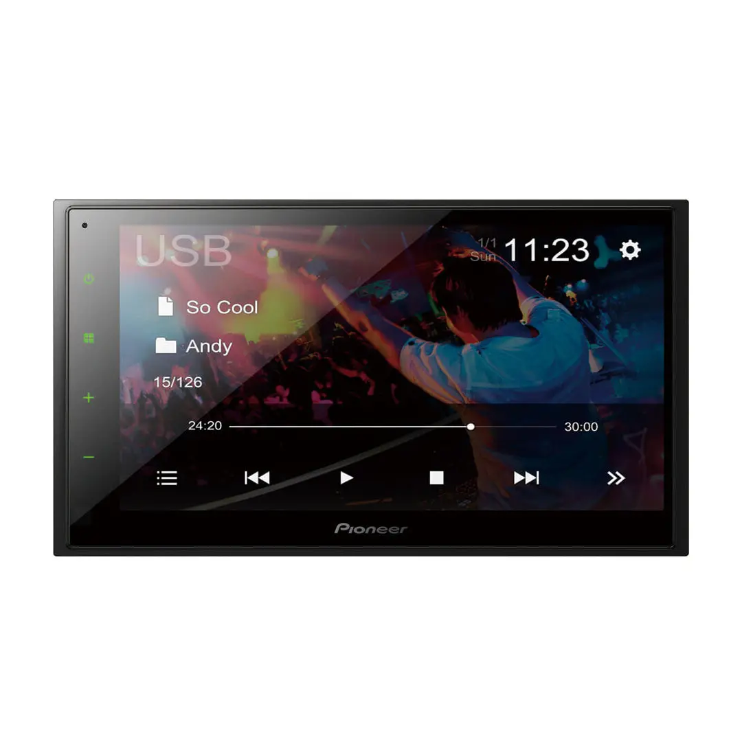 Pioneer 2Din Dmh-A345bt 6.8" Av Receiver With Usb, Bluetooth, Capacitive Screen, Weblink & Weblink Cast 1