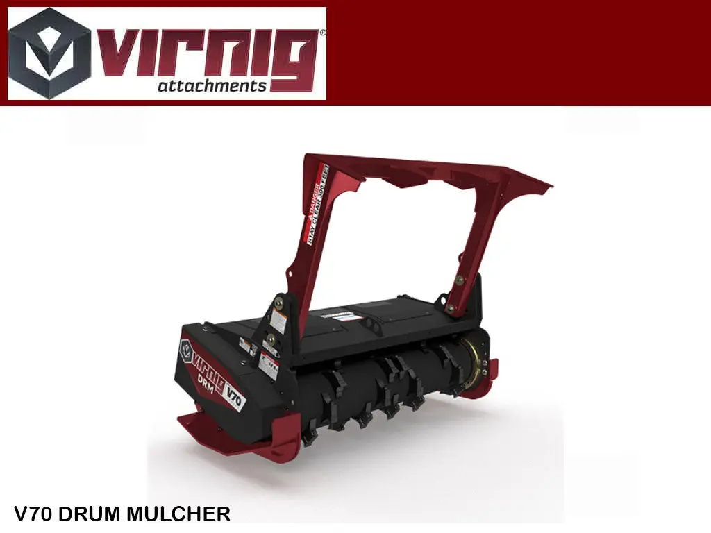 Virnig V70 Skid Steer Drum Mulcher 1