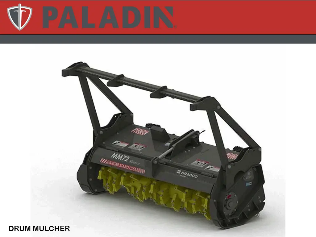 Paladin / Bradco Drum Style Mulcher For Skid Steer 1