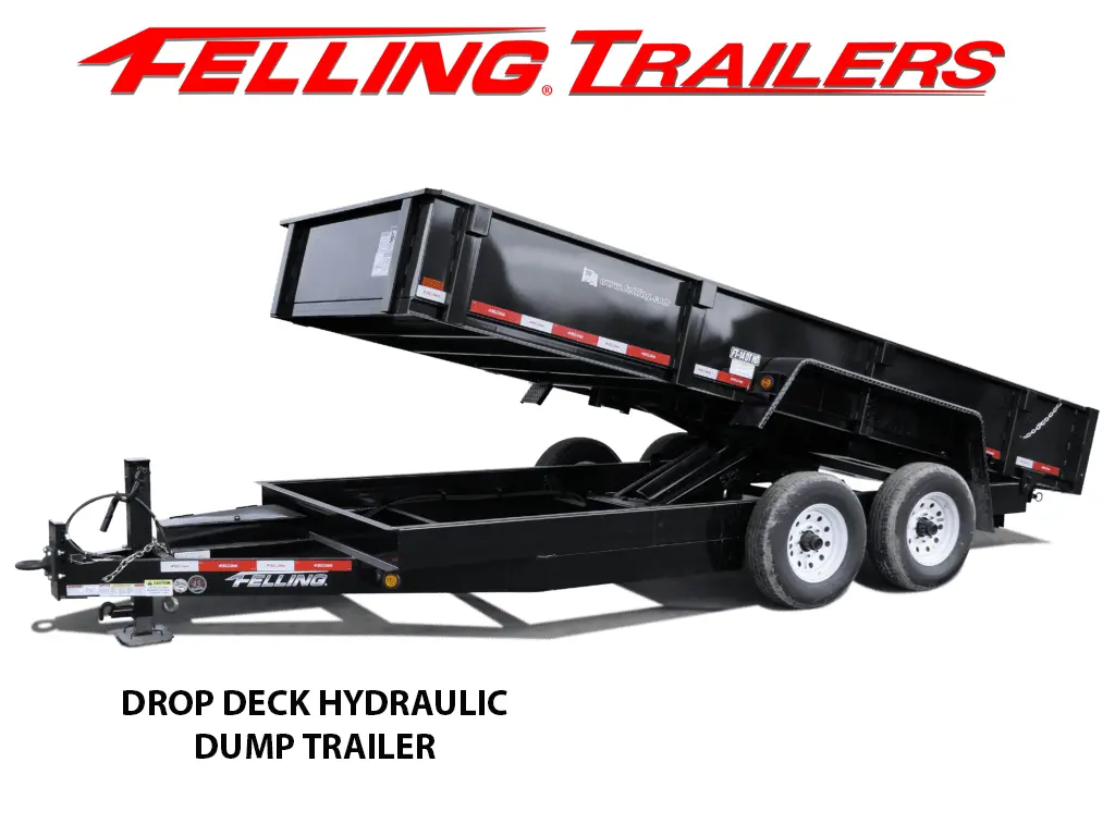 Felling Drop Deck Hydraulic Dump Trailers 1