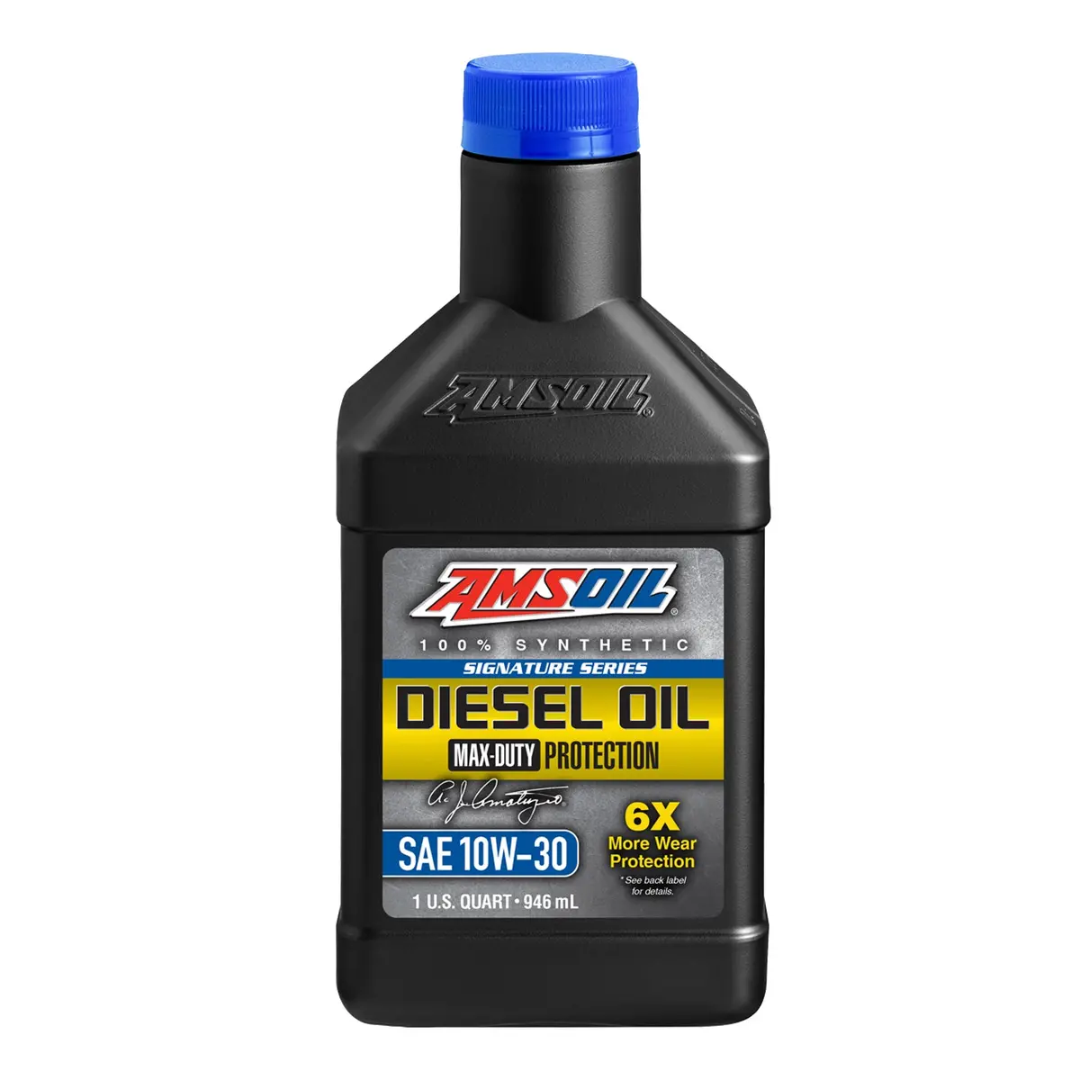 Amsoil 100% Synthetic Signature Series Diesel Oil Max Duty 10W30 1 Quart 1