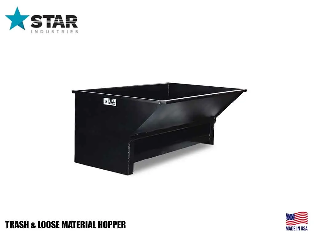 Star Trash And Loose Material Hopper For Skid Steer Loader 1