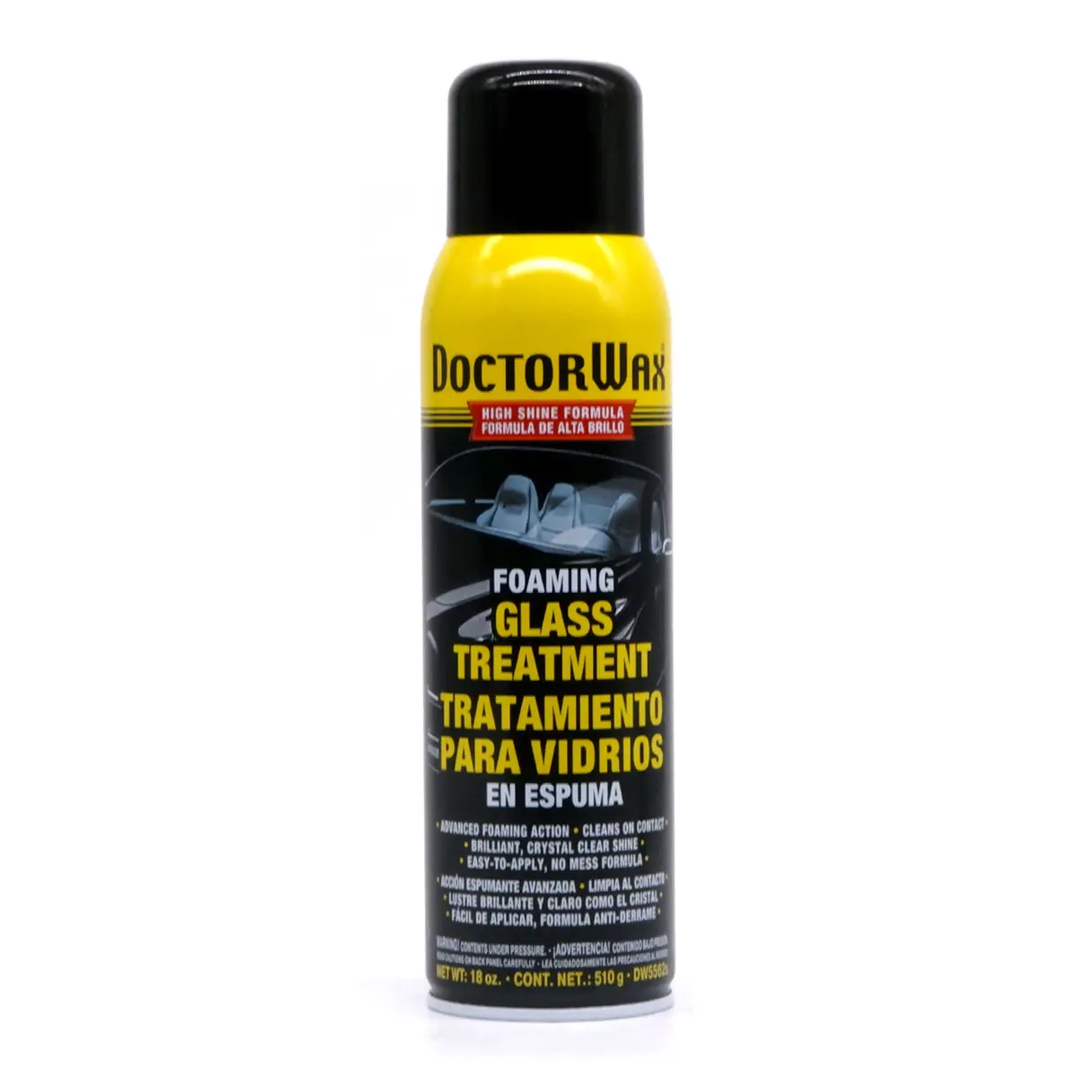 Doctor Wax Foaming Glass Treatment (Aerosol) 18 Oz./510 G 1