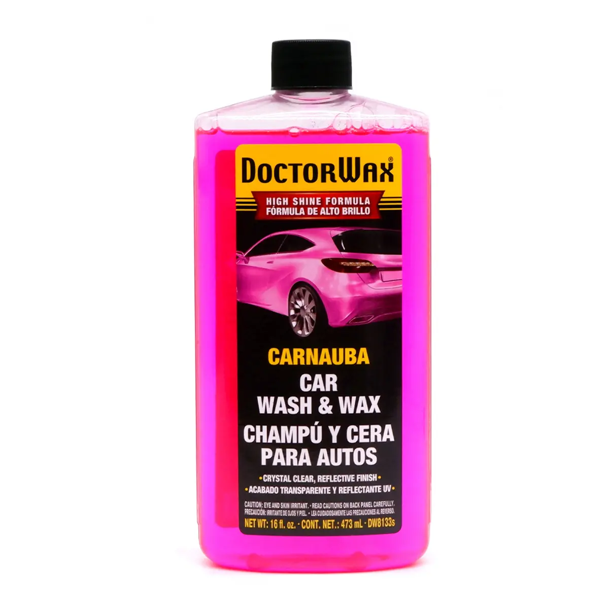 Doctor Wax Carnauba Car Wash & Wax 16Oz/473Ml 1