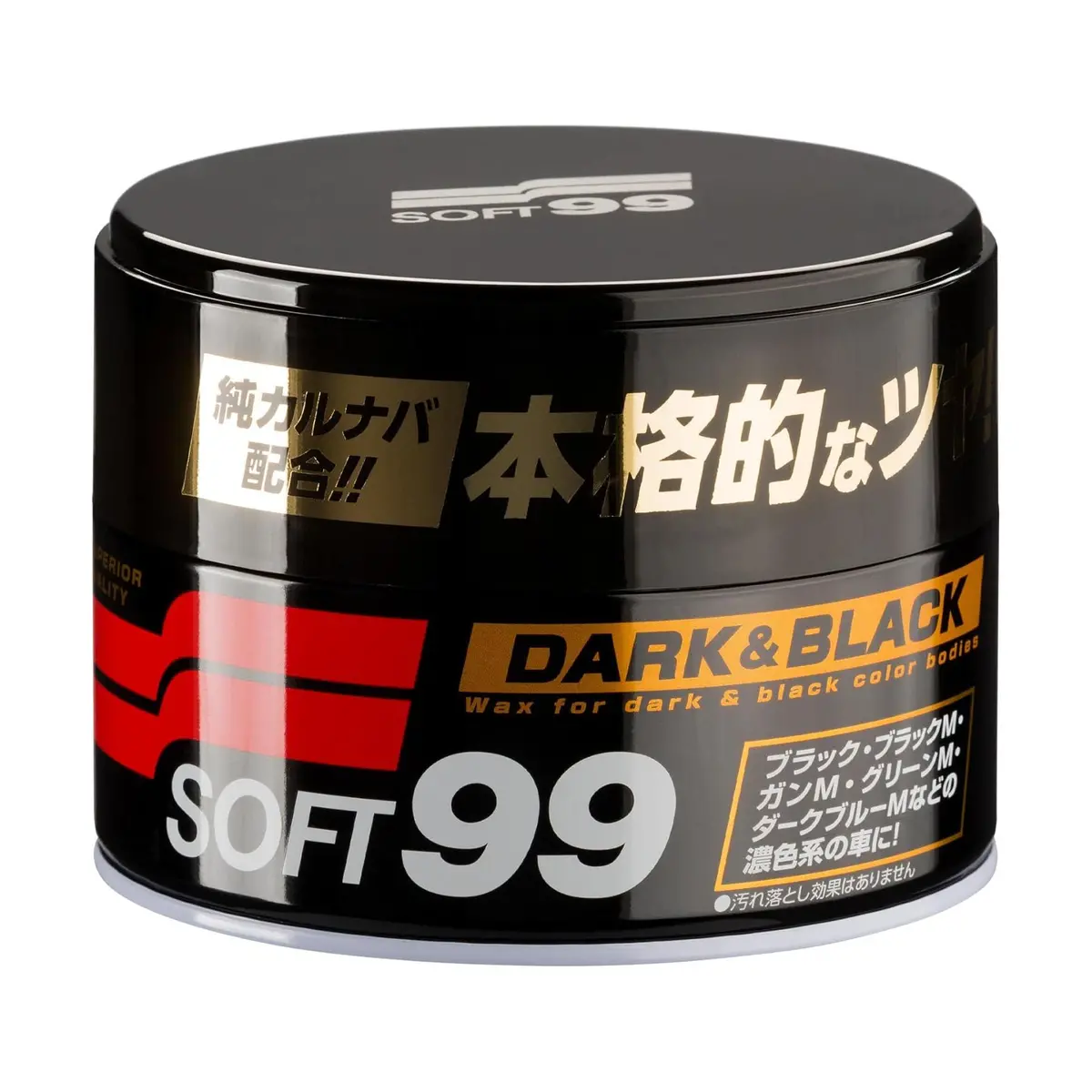 Soft99 Dark & Black Wax With Scratch Remover 300G 1